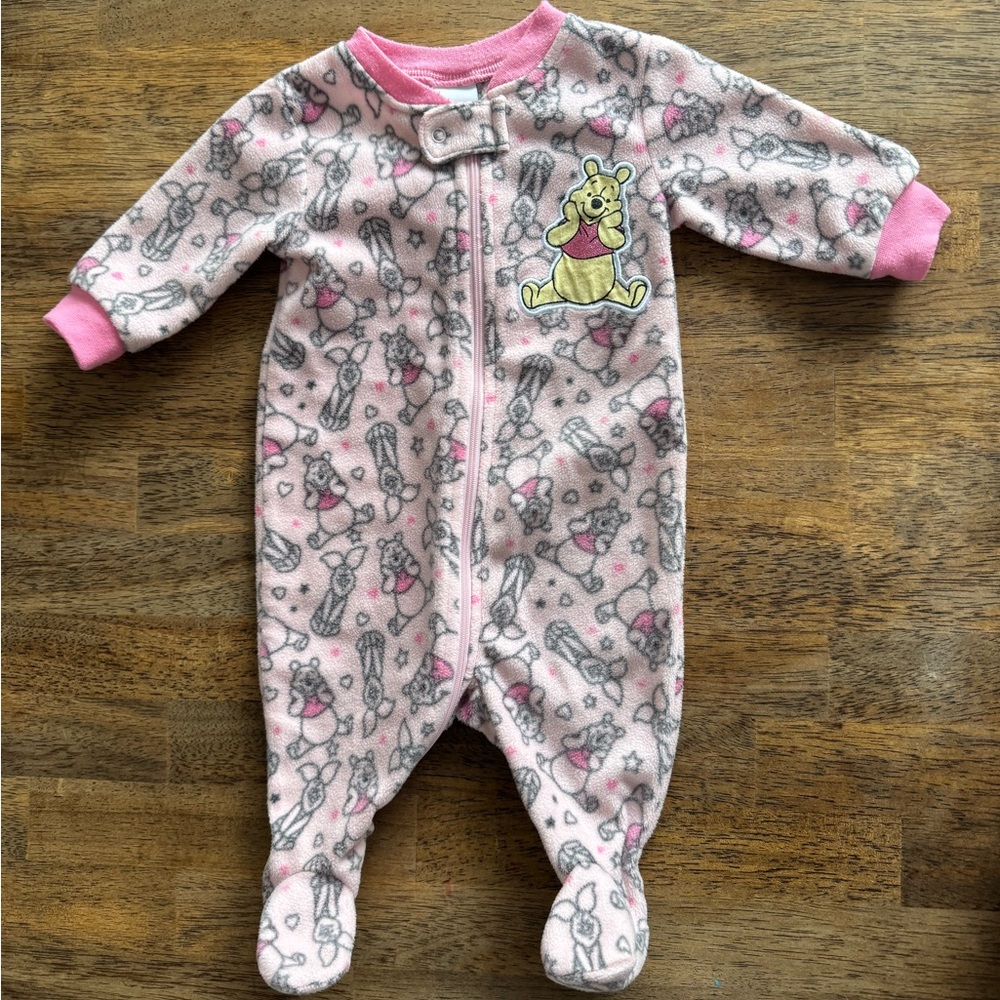 Disney Baby Girl’s Winnie The Pooh Sleeper Size 0-3 M